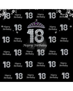 Birthday Party Diamonds Computer Printed Photography Backdrop MSL-117