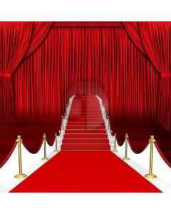 Stairs Curtain Golden Pillar Computer Printed Photography Backdrop MSL-128