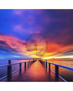 Nature Long Bridge Sky Computer Printed Photography Backdrop MSL-130
