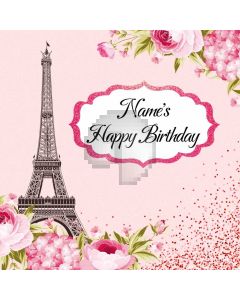 Birthday Flowers Tower Computer Printed Photography Backdrop MSL-165