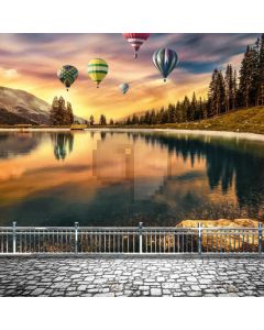 Nature Sea Water Balloon Computer Printed Photography Backdrop MSL-192