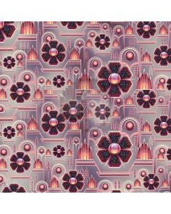Flowers Pink And Black Computer Printed Photography Backdrop MSL-199