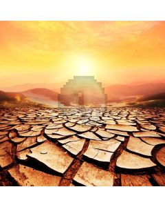 Dry Land Sunlight Hills Computer Printed Photography Backdrop MSL-217