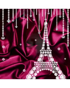 Diamonds Tower Purple Fabric Computer Printed Photography Backdrop MSL-235