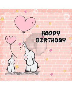 Birthday Party Cartoon Animal Computer Printed Photography Backdrop MSL-239