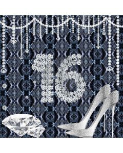 16Th Diamond Ring High Heels Computer Printed Photography Backdrop MSL-255