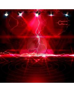 Stage Light Circle Lightning Computer Printed Photography Backdrop MSL-337