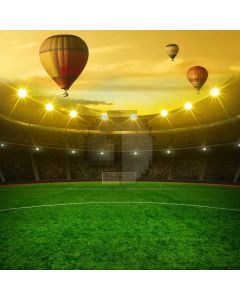 Sport Balloons Football Court Computer Printed Photography Backdrop MSL-394
