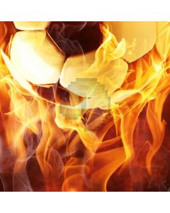 Golden Fire Burning Computer Printed Photography Backdrop MSL-402