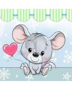 Cartoon Animal Birthday Party Computer Printed Photography Backdrop MSL-421