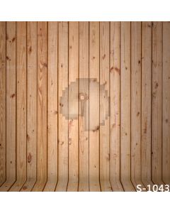 Ordered Wooden Wall Computer Printed Photography Backdrop S-1043