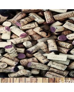 Wine Bottle Stopper Computer Printed Photography Backdrop S-1059