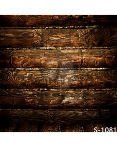 Old Timber Wall Computer Printed Photography Backdrop S-1081