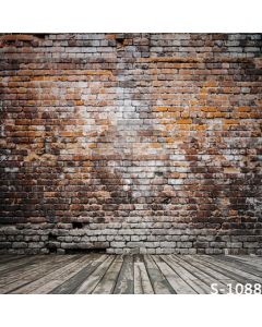 Pale Brick Wall Computer Printed Photography Backdrop S-1088