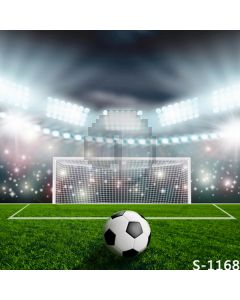 Football Pitch Computer Printed Photography Backdrop S-1168