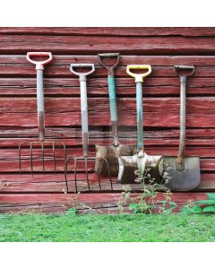 Farm Tools Computer Printed Photography Backdrop S-1373
