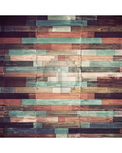 Plank Wall Computer Printed Photography Backdrop S-1385