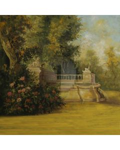 Elegant Garden Computer Printed Photography Backdrop S-1751