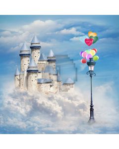 Romantic Castle Computer Printed Photography Backdrop S-1786