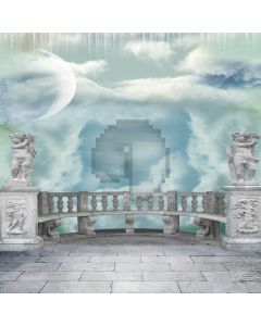 Elegant Balcony Computer Printed Photography Backdrop S-1807