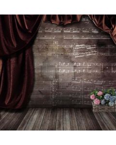 Stave Wall Computer Printed Photography Backdrop S-1826