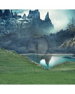 Quiet Castle Computer Printed Photography Backdrop S-1850