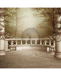 Elegant Balcony Computer Printed Photography Backdrop S-1899