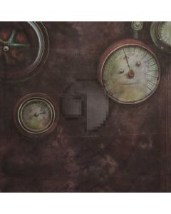 Clock Computer Printed Photography Backdrop S-1909