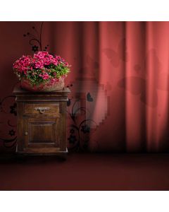 Pretty Curtain Computer Printed Photography Backdrop S-1921