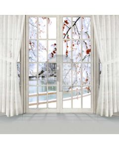 Pretty Curtain Computer Printed Photography Backdrop S-2003