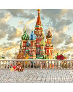 Russian Castle Computer Printed Photography Backdrop S-2013