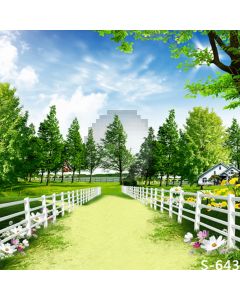 Spring View Computer Printed Photography Backdrop S-643
