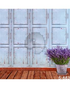 Mottled Wood Wall Computer Printed Photography Backdrop S-683