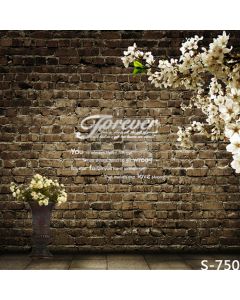 Lovely Brick Wall Computer Printed Photography Backdrop S-750