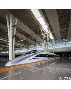 High-Speed Railway Computer Printed Photography Backdrop S-775