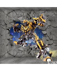 Robot Bumblebee Computer Printed Photography Backdrop S-787