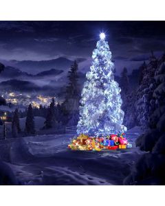 Crystal Clear Tree  Computer Printed Photography Backdrop XLX-041