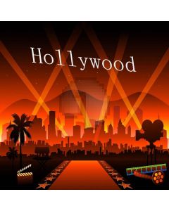 Famous Hollywood Computer Printed Photography Backdrop XLX-090