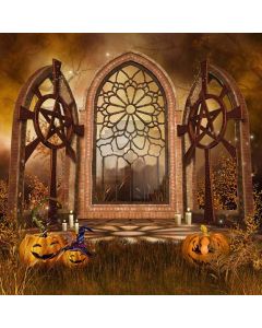 Evil Pumpkins Computer Printed Photography Backdrop XLX-100