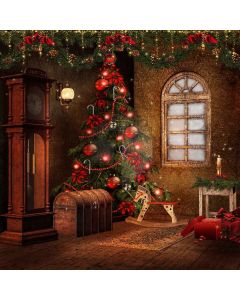 Cute Christmas Tree Computer Printed Photography Backdrop XLX-112