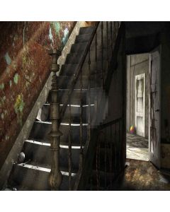 Shabby Stairs Computer Printed Photography Backdrop XLX-131