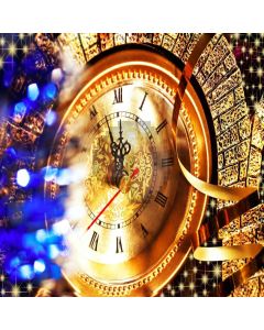 Luxury Clock Computer Printed Photography Backdrop XLX-144