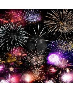 Brilliant Fireworks Computer Printed Photography Backdrop XLX-179