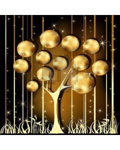 Golden Tree  Computer Printed Photography Backdrop XLX-188