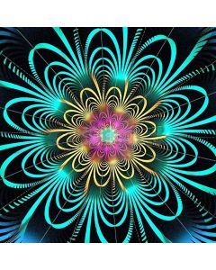 Symmetrical Flower Computer Printed Photography Backdrop XLX-242