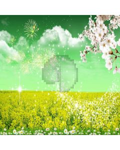 Wild Flower  Computer Printed Photography Backdrop XLX-254