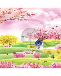 Fragrant  Flowers  Computer Printed Photography Backdrop XLX-261