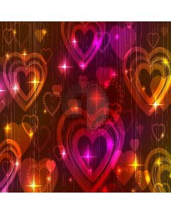 Charming Heart Pattern Computer Printed Photography Backdrop XLX-274