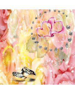 Luxury Diamond Computer Printed Photography Backdrop XLX-275