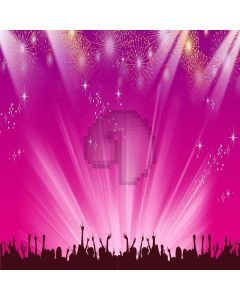 Pink Explosion  Computer Printed Photography Backdrop XLX-333